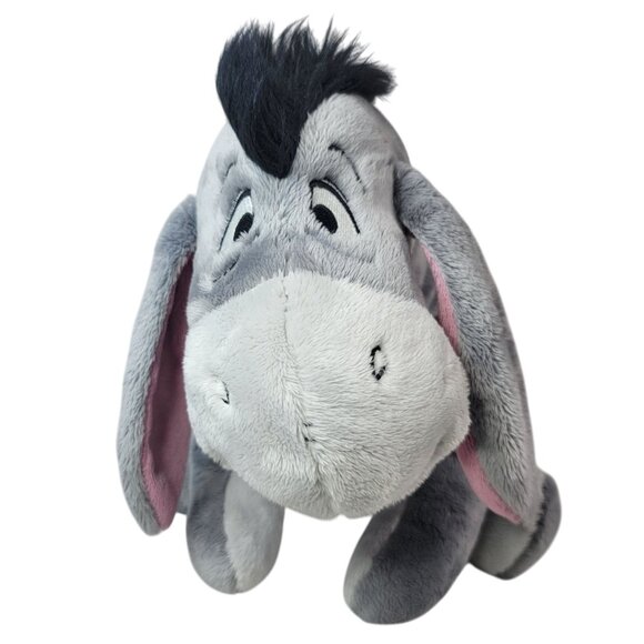 Disney Store MC Eeyore Large Plush Gray 16" Removable Tail Hook Loop Winnie - Picture 2 of 11
